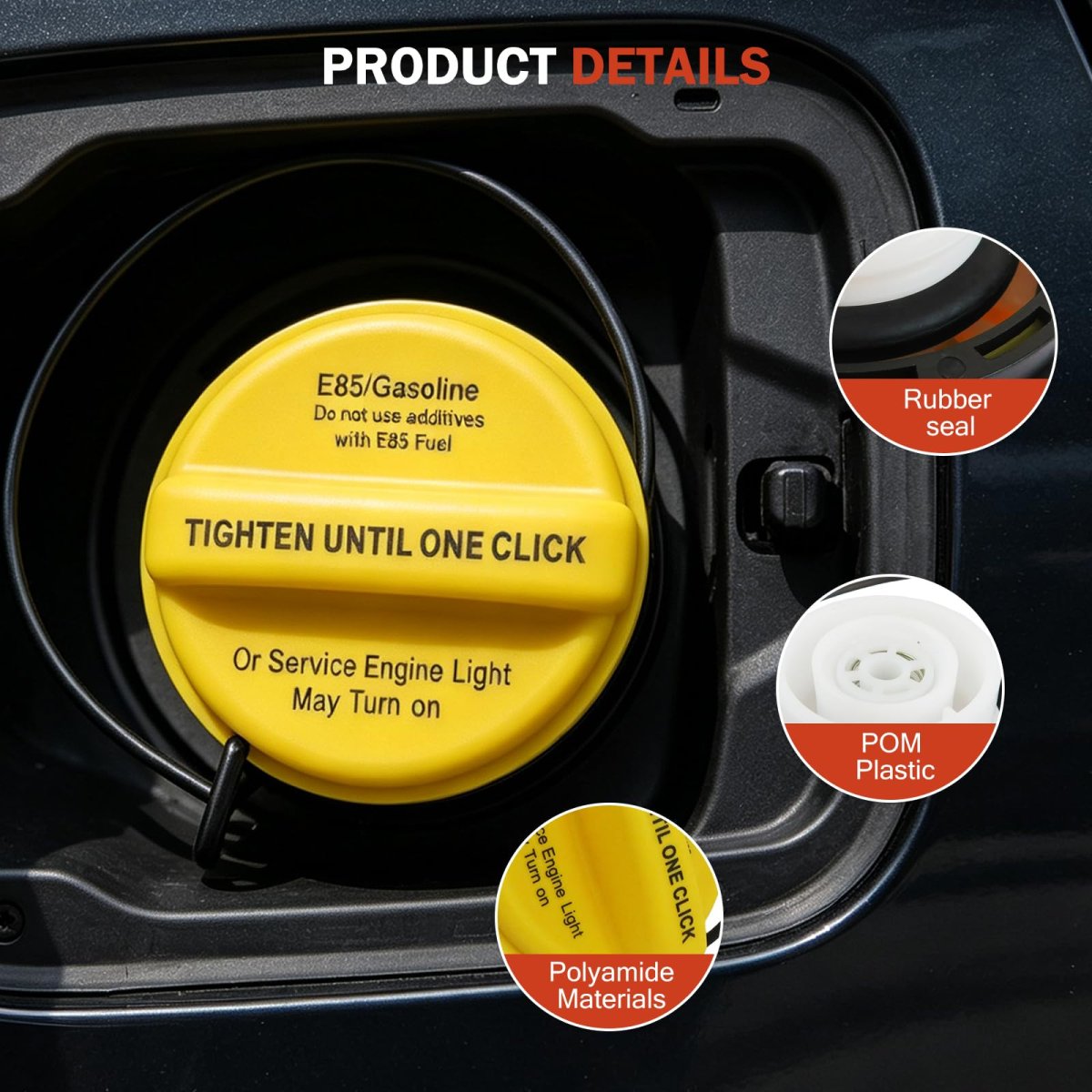 Gas Cap Fuel For E85 2012 2014 Yukon Xl 1500 Fits Gmc Sierra And Chevy Silverado Tahoe Suburban Part Number Gt347 20962524