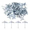 Uxcell 60pcs Spring Toggle Bolt Anchors 1 4 X3 Butterfly Male Thread Loaded Hollow Wall Round Head
