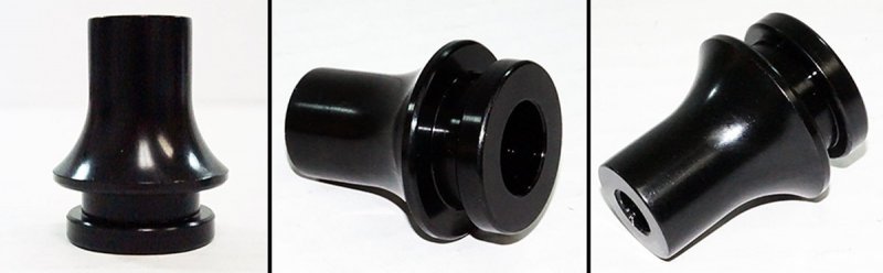 Cuztom Tuning M10 X 1 5 Thread Size Aluminum Gear Shifter Knob Shift Boot Retainer Adapter Black