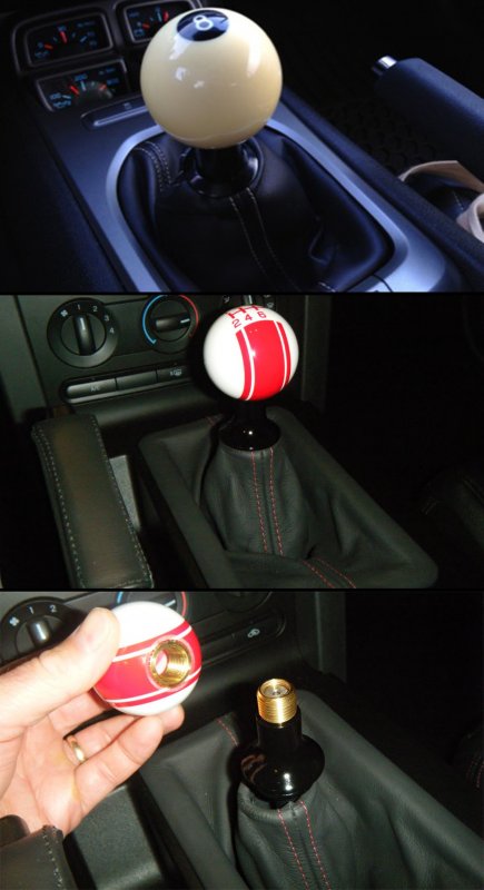 Cuztom Tuning M10 X 1 5 Thread Size Aluminum Gear Shifter Knob Shift Boot Retainer Adapter Black