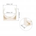 32mm Dia Ppr U-shaped Pipe Clamps Clips Fittings Hose Holder For Water Supply White 48 Pcs