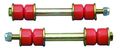 End Link Bushing Pair 4 5 In Installed Length Polyurethane And Steel With Sleeves Bolts Nuts Washers Red Universal 19-409 