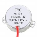 Uxcell Synchronous Motor Ac 12v 0 9-1 1rmp 50-60hz 4w Double Flat Shaft Cw Ccw