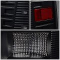 Auto Dynasty I 2pcs Red 3d Led C-style Light Bar Rear Tail Lights Brake Lamps Compatible With Dodge Ram 1500 2500 3500 09-17