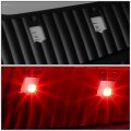 Auto Dynasty I 2pcs Red 3d Led C-style Light Bar Rear Tail Lights Brake Lamps Compatible With Dodge Ram 1500 2500 3500 09-17
