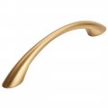 Cosmas 5 Pack 4003gc Gold Champagne Modern Cabinet Hardware Arch Bow Handle Pull 3-3 4 Inch 96mm Hole Centers 