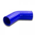 Auto Dynasty 2 125 Inches 45 Degree Elbow Turbo Intercooler Intake Piping Coupler Silicone Hose Blue 