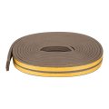 1roll 2pcs Weather Seal Strip 23 64 Wide X 5 32 Thick 10 Ft Epdm Rubber Door Sealing Stripping E Shaped Self Adhesive Foam Tape 