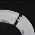 Uxcell Pipe Cover Decoration 90mm Pp Plastic Escutcheon Water Drain Line White 10pcs