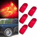 Ocpty 12led Side Marker Light 5pcs Red Trailer Lamp Stop Turn Tail Fit For Boats Truck Pickups 12v Waterproof Signal
