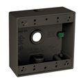 Hubbell-bell Db350z 4-1 2-inch X Gang Deep Weatherproof Box 1 Outlets Bronze 