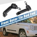 Uxcell 2pcs Front Outer Tie Rod End Links Steering Suspension Kit For Jeep Liberty 2002-2007 No Es3535 Es3536