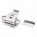 Uxcell A15122800ux1065 Cabinet Closet Case Locking 50mmx50mmx16mm Metal Toggle Catch Latch