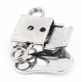 Uxcell A15122800ux1065 Cabinet Closet Case Locking 50mmx50mmx16mm Metal Toggle Catch Latch