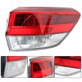 1-pack Rear Right Tail Light Brake Lamp Assembly Replacement For 2017-2019 Toyota Highlander Passenger Side 815600e160