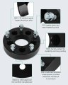 Aintier 1 5x4 Tox5 5 Wheel Spacers Adapters Lug Centric 5 2 Studs 73mm Compatible With For Bronco 19-1990 Crown Victoria