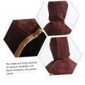 Uonlytech 4pcs Cape Welder Hat Welders Cap Flame-retardant Welding Hood Protective Caps For Cowhide Cow Split Leather Suede