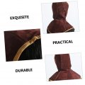 Uonlytech 4pcs Cape Welder Hat Welders Cap Flame-retardant Welding Hood Protective Caps For Cowhide Cow Split Leather Suede