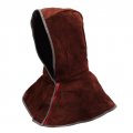 Uonlytech 4pcs Cape Welder Hat Welders Cap Flame-retardant Welding Hood Protective Caps For Cowhide Cow Split Leather Suede