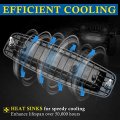 Bunker Indust 7 Inch Flood Led Light Pods Pair Flush Mount Work 4800lm Bar Backup Driving Lights Waterproof For Truck Tractor