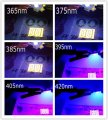 Topxcdz 100pcs 3w Uv High Power Led Light Beads Ultra Violet Purple Chip 365nm 370nm 380nm 390nm 395nm 400nm 405nm 420nm