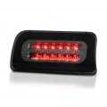 Full Led Third Brake Light Assembly For 1994-2004 Chevy S10 Pickup Gmc Sonoma Metallic Chrome Housing Smoke Lens Rear High 