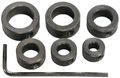 General Tools S838 6 Piece 3 16-inch To 1 2-inch Drill Stop Set Black 