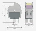 Hqrp On-off Toggle Switch Compatible With Jet 2898d02g03 2898d07g06 2898d04g05 Jdp-17fse Jdp-10 Jdp-8 Drill Press Power Tools