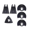 121 Pcs Oscillating Multitool Blades Metal Cutting Set Universal Saw Multi-purpose Blade With 84pcs Sandpaper For Wood Plastic