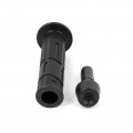 Minho Motorcycle Handle Grip In Rubber Material Compatible With Yamaha Zuma 50cc 125cc Black Color