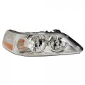 Partomotive For 03-04 Towncar Headlight Headlamp Halogen Head Light Lamp Right Passenger Side Rh 