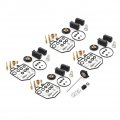 Fsfy Carburetor Carb Repair Rebuild Kit Replace For Honda Goldwing Gl1100 1980-1983 Gl1100a Aspencadea 1982-1983 Gl1100i