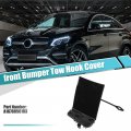 Front Bumper Tow Hook Cover Towing Eye Cap For Mercedes-benz Gle 350 2020-2023 No A1678856103 Black