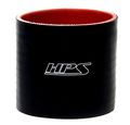 Hps Htsc-138-l6-blk Silicone High Temperature 4-ply Reinforced Straight Coupler Hose 80 Psi Maximum Pressure 6 Length 1 38 Id 