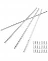Aluminum Track 4 Pack 48 Inch Universal Double Cut Profile T With Predrilled Mounting Holes And Screws Woodworking Fixtures For
