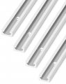 Aluminum Track 4 Pack 48 Inch Universal Double Cut Profile T With Predrilled Mounting Holes And Screws Woodworking Fixtures For 