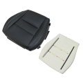 Driver Side Bottom Black Non-perforated Leather Replacement Seat Cover Foam Cushion For Jeep Grand Cherokee 2011-2016 Dodge 