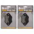 Niche Front And Rear Semi-metallic Brake Pads Set For 2002-2014 Polaris Magnum Sportsman Trail Blazer Boss 250 330 500