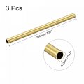 Uxcell Brass Round Tube 12mm Od 1mm Wall Thickness 200mm Length Pipe Tubing 3 Pcs