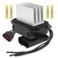 Hvac Blower Motor Resistor Ac Control Module 9l3419e624ac Yh1829 Replacement For Ford Series Includes Connector Wire Harness 