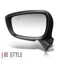 Auto Dynasty Ma1320215 Factory Style Driver Left Side Mirror Manual Folding Power Adjust Heated Glass Turn Signal Blind Spot