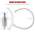 Motorcycle Brake Bleeder Kit 2pcs One Way Check Valve Tube Compatible For Hydraulic Bleeding
