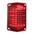 United Pacific Ctl6869led-l 1968-69 Chevy El Camino Station Wagon Led Tail Light Lens L H 1 Pack 