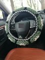 Ydm Crochet Daisy Steering Wheel Cover 3d For Women Cute Car Accessories B Steering 1 Belt