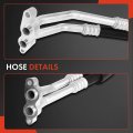 A-premium Engine Oil Cooler Line Hose Assembly Compatible With Ford F-150 F-250 F-350 Super Duty Heritage Excursion Expedition