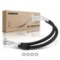 A-premium Engine Oil Cooler Line Hose Assembly Compatible With Ford F-150 F-250 F-350 Super Duty Heritage Excursion Expedition