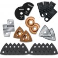 Rockwell Rw9176k Super Refill Kit For Sonicrafter Tool Includes 14 Accessory Attachments And 20 Sanding Sheets 