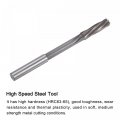 Uxcell Chucking Reamers 10mm H7 4241 High Speed Steel Spiral Flutes Lathe Machine Reamer Milling Cutter