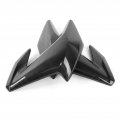 Front Tank Side Panel Trim Cover 2pcs Carbon Fiber Style Frame Fit For Kawasaki Z900 2017 To 2019 