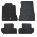 Velour Floor Mats For Ford Mustang 2015 2025 Custom Fit Car Carpets With Anti Slip Rubber Backing Waterproof And Dustproof Set 